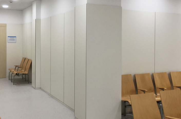 Mobiliario y revestimientos para consultorio médico